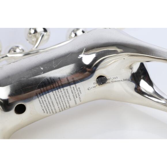 Set of 2 Pottery Barn Silver Reindeer 20” Candle Holder Christmas Décor Holiday - Picture 12 of 16